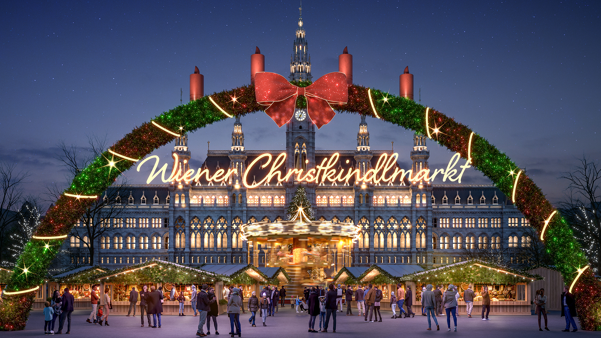 Wiener Christkindlmarkt.  Híres karácsonyi vásárokon jártunk Bécsben